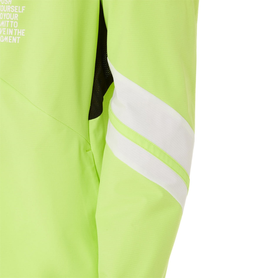 Green Asics LIMO CLOTH HD FZ JACKET
