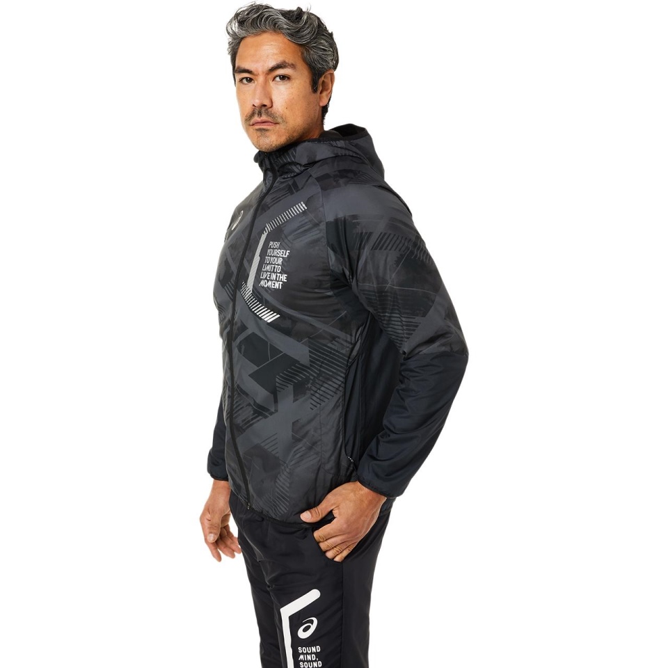 LIMO GRAPHIC TRICOT WB HOODIE Asics Black